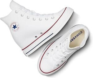 NEW Converse Chuck Taylor All Star High Top White Sneakers Womens 9 (A11908C)